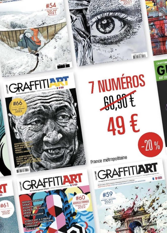 Couverture magazine Graffiti Art abonnement 1 an à 49 euros